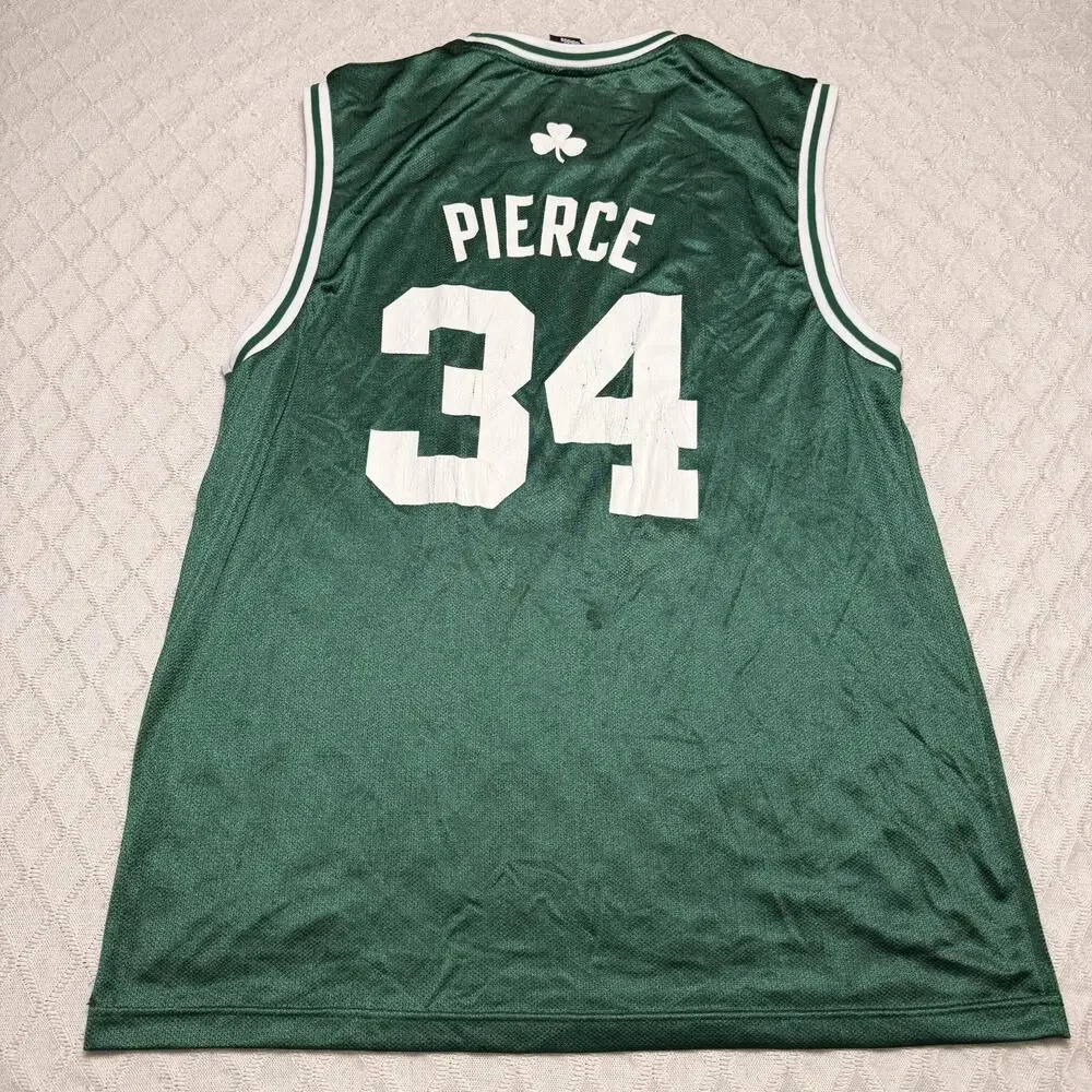 Vintage Y2K Adidas Paul Pierce Boston Celtics #34 Jersey Men XL NBA